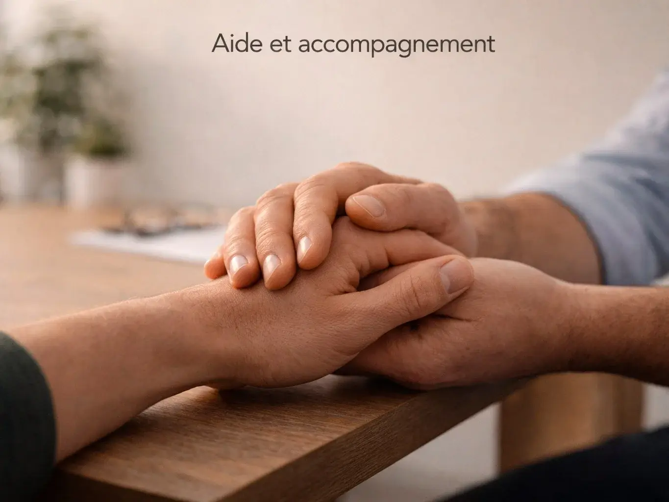 Unterstutzende Hande symbolisieren Hilfe bei der Suchtberatung