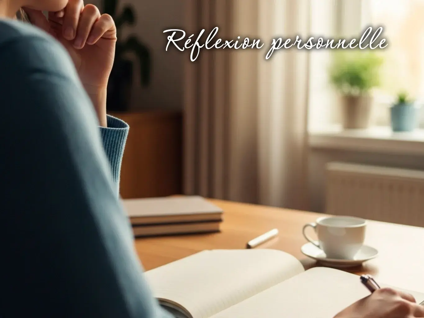 Nachdenkliche Person am Schreibtisch symbolisiert Selbstreflexion über Spielverhalten